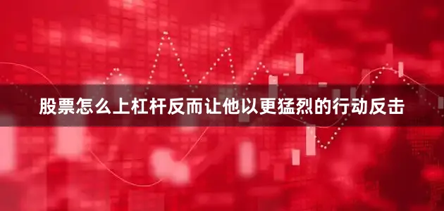 股票怎么上杠杆反而让他以更猛烈的行动反击